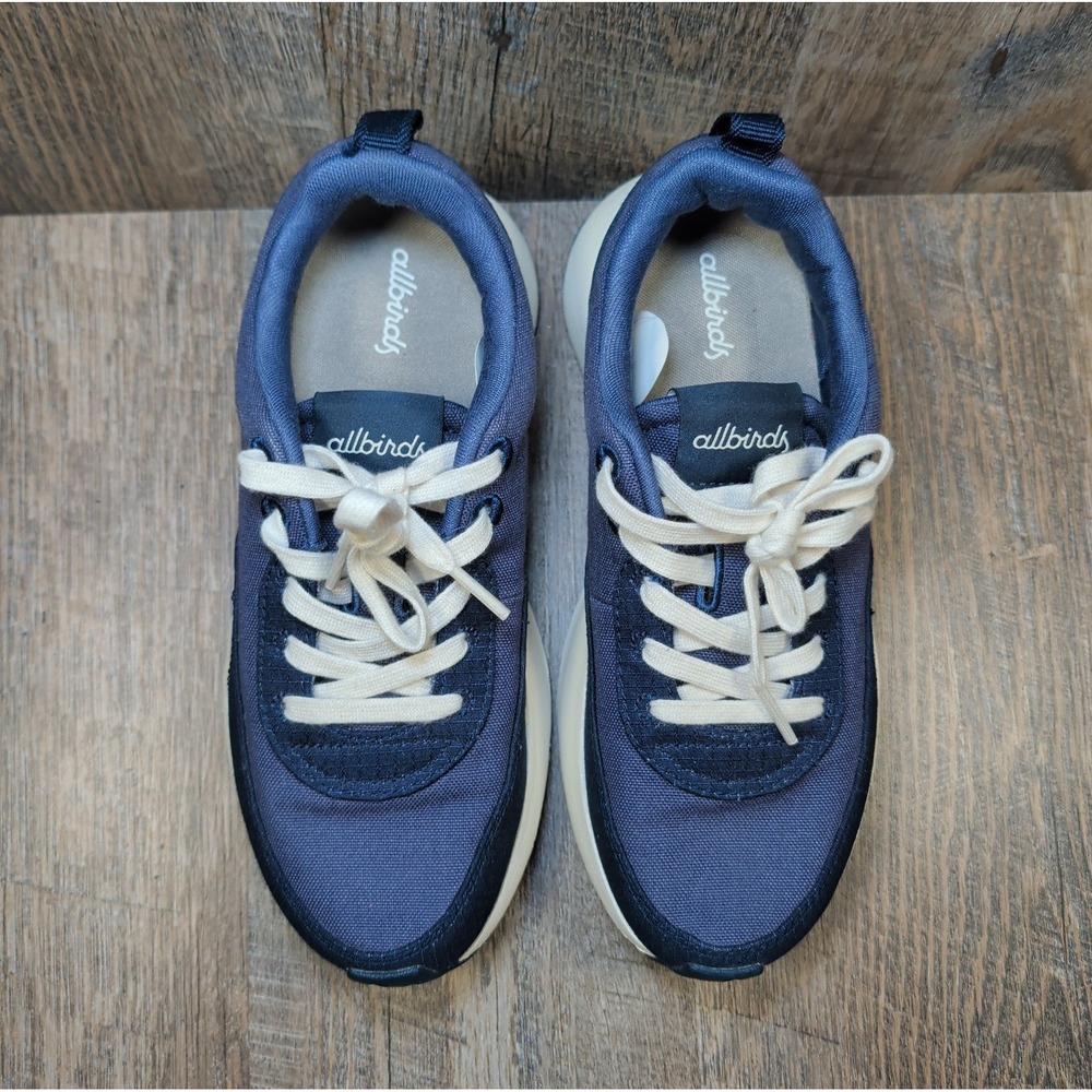 Allbirds Courier Womens Size 7 Navy Blue Athletic Running Walking Shoes Sneakers - Picture 6 of 14